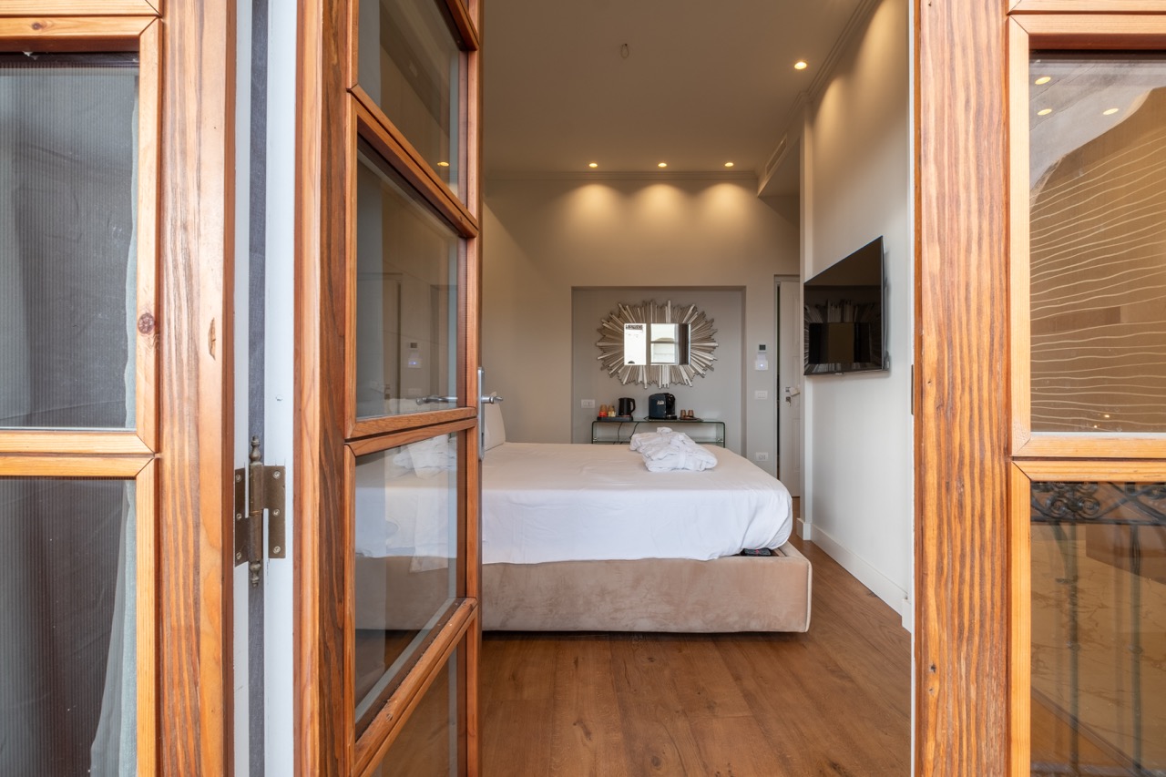 Marina suite bedroom entry view